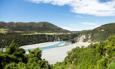 Görünüm Güney Alpler'in Yeni Zelanda