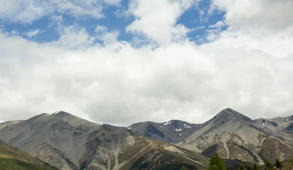Вид на Южные Альпы Новой Зеландии — стоковое фото