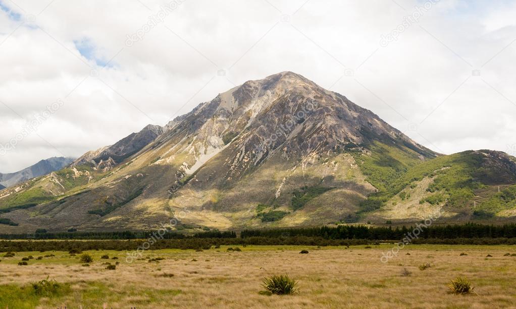 View of Southern Alps New Zealand