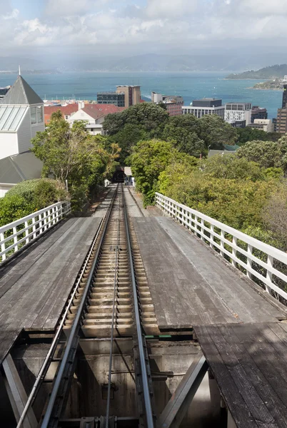 Wellington Nuova Zelanda funivia piste — Foto Stock