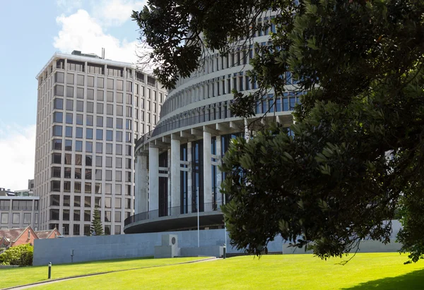 Wellington Beehive Edificios del Parlamento NZ — Foto de Stock