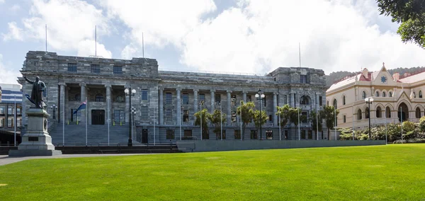 Wellington Parlement gebouwen nz — Stockfoto