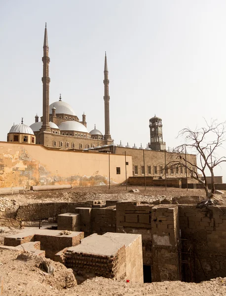 Alabaster meczetu Cytadeli cairo egypt — Zdjęcie stockowe