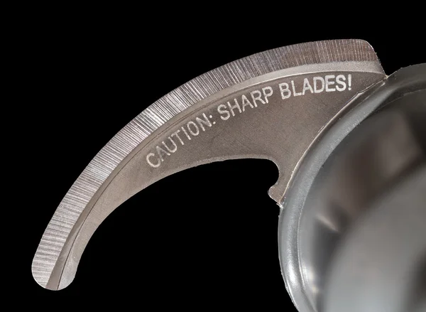 Sharp blade of food processor isolated — Stock Photo, Image