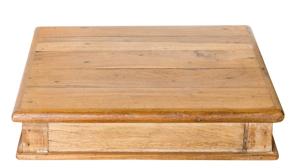 Vecchio tavolo artigianale in legno usurato — Foto Stock