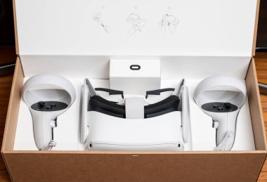 Facebook 'tan yeni Oculus Quest 2128GB VR kulaklığı