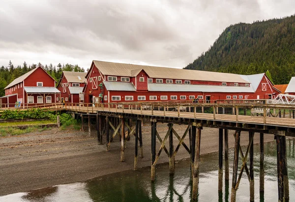 Hoonah June 2022 Hoonah Salmon Canning Factory Now Museum Icy — Photo