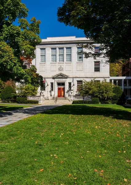 Edifício Suprema Corte Estadual Vermont Montpelier Vermont Cores Outono Brilhantes — Fotografia de Stock