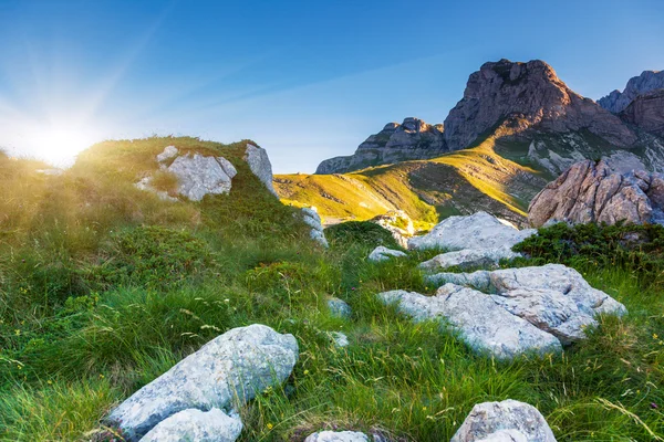 Mountains in the national park Durmitor — Stock Photo, Image