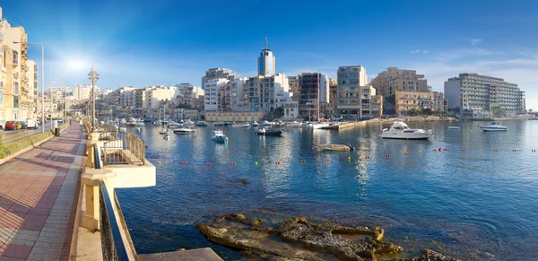 Мальта городской пейзаж — стоковое фото