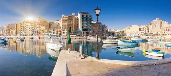 Malta city landscape — Stok Foto