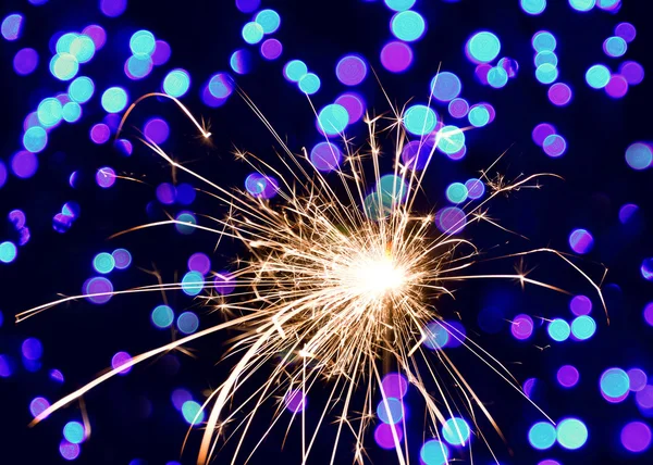 Christmas sparklers — Stock Photo, Image