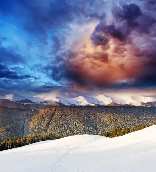 Cielo drammatico — Foto Stock