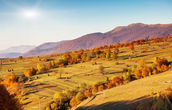 Sonbahar dağlar — Stok fotoğraf