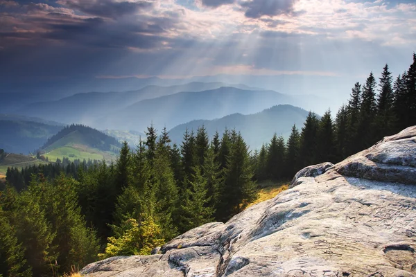 Sonnenstrahlen — Stockfoto