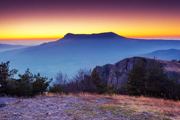 Majestic morning mountain landscape — Stock Photo, Image