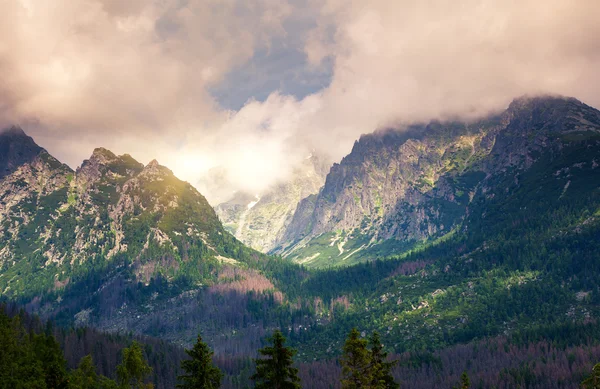 Paisagem de montanha no Parque Nacional — Fotografia de Stock