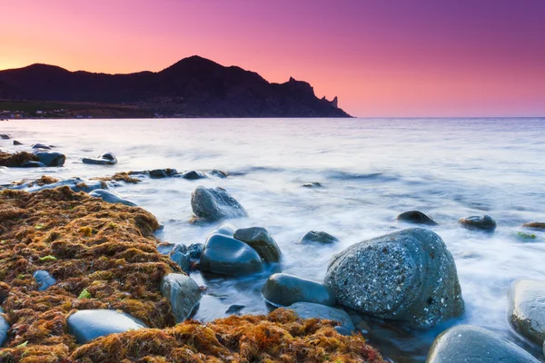 Sonnenuntergang über dem Meer — Stockfoto