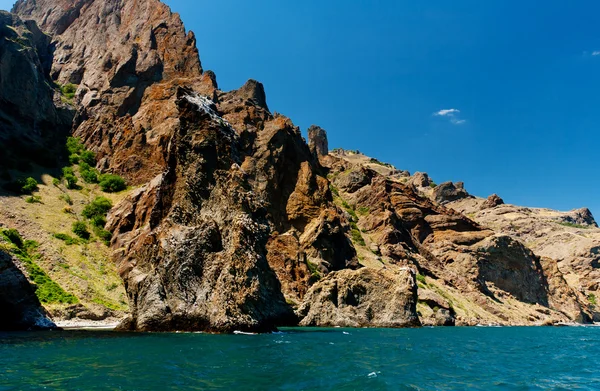 Paisaje de verano con la playa — Foto de Stock