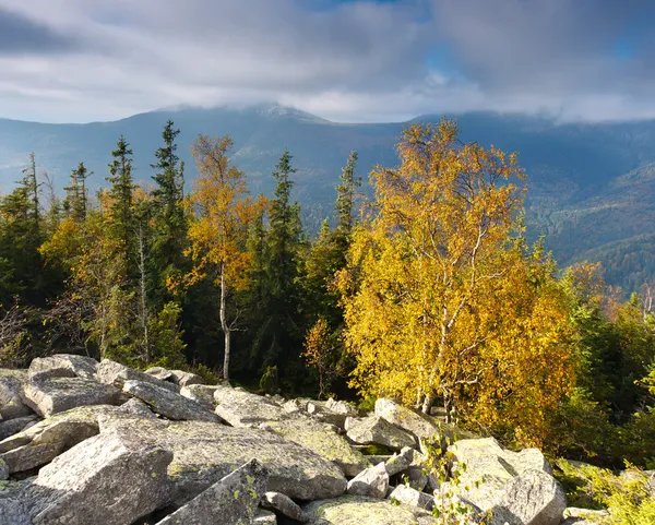 Autunno paesaggio montano — Foto Stock