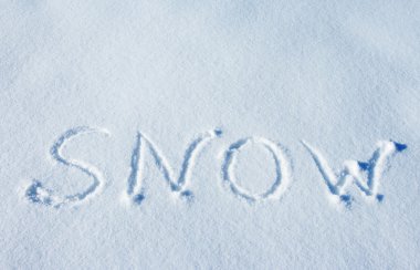 kar üzerinde kelime