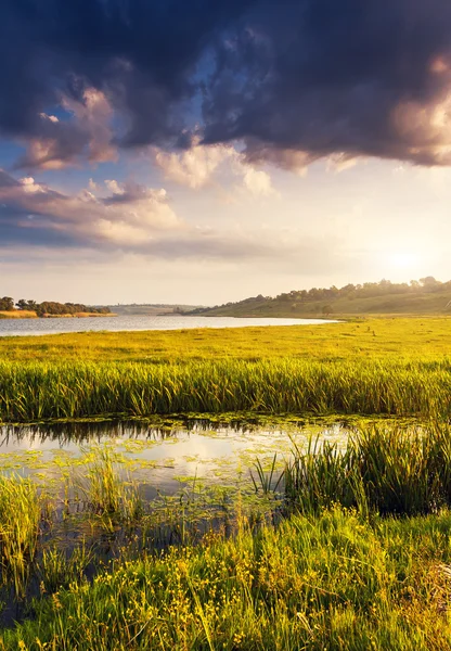 Paisaje río — Foto de Stock