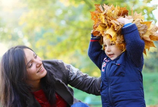 Mother and baby boy — Stock Photo, Image