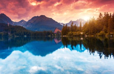 yüksek tatra Mountain lake