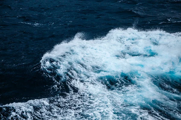 Rapid Sea While Sailing Ship Dramatic Picturesque Scene Beauty World — Stock Photo, Image