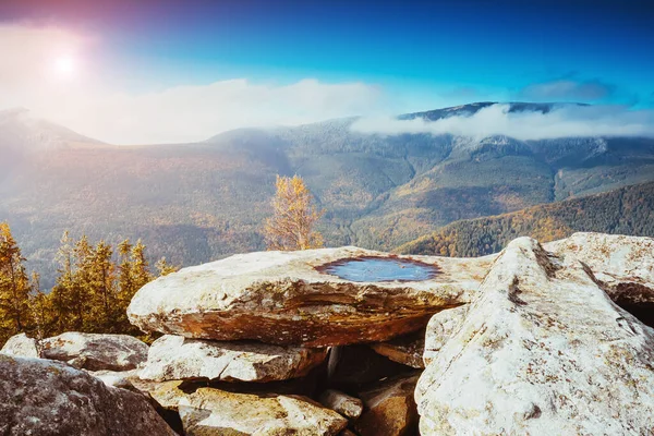 Toller Blick Auf Das Magische Tal Unter Blauem Himmel Dramatische — Stockfoto