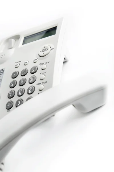 Telefoon op een witte achtergrond. — Stockfoto