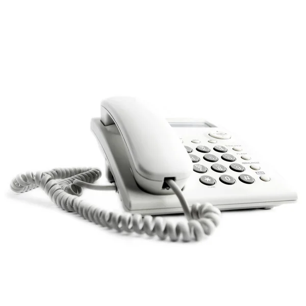Teléfono sobre un fondo blanco. —  Fotos de Stock
