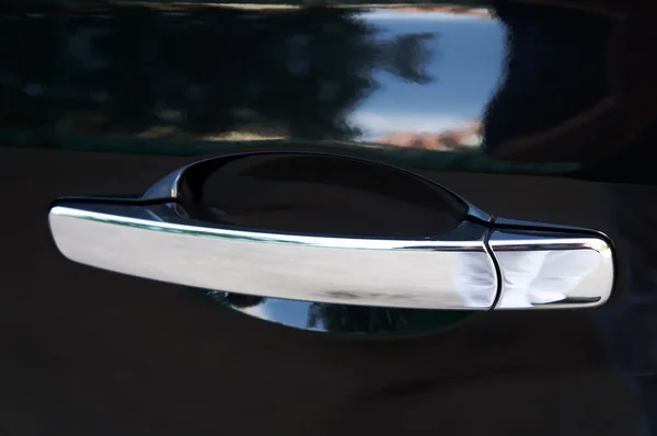 Detail dari mobil mewah di latar belakang . — Stok Foto
