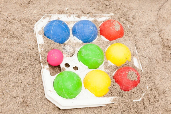 Jeu de boules-ballen — Stockfoto