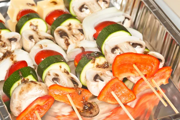 Kabobs vegetais — Fotografia de Stock