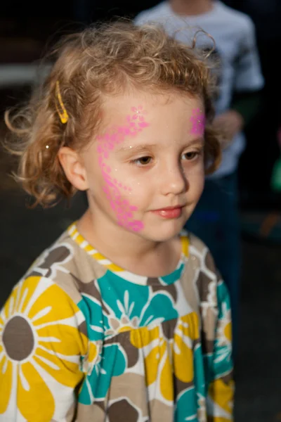 Cara pintada — Foto de Stock