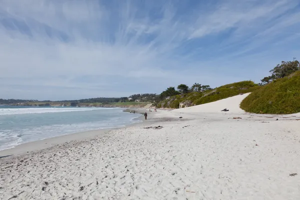 Carmel stad beach — Stockfoto