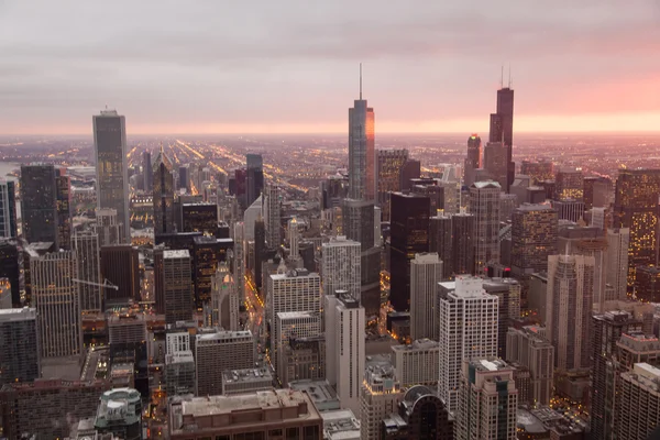 Skyline de Chicago desde la torre hancock —  Fotos de Stock
