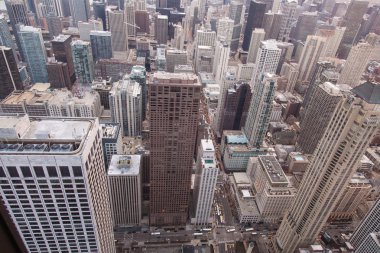 hancock tower Chicago manzarası