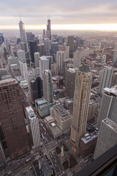 Chicago skyline a partir da torre hancock — Fotografia de Stock