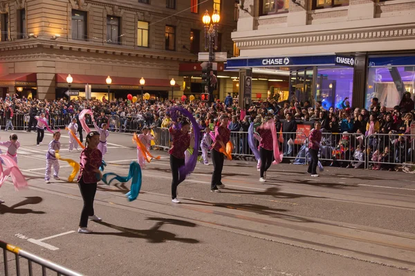 Čínský Nový rok parade v čínské čtvrti — Stock fotografie