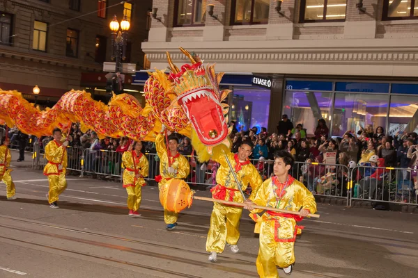 Desfile de Año Nuevo Chino en Chinatown — Foto de Stock