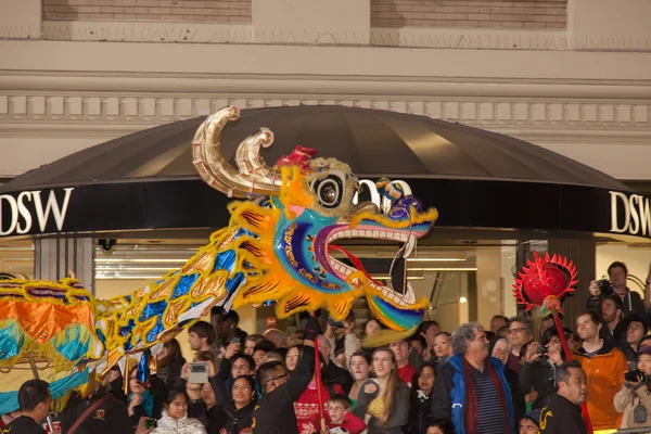 Desfile de Año Nuevo Chino en Chinatown — Foto de Stock