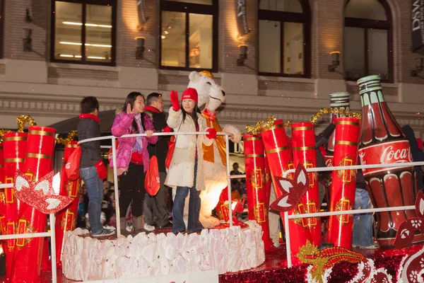 Desfile de Ano Novo Chinês em Chinatown — Fotografia de Stock