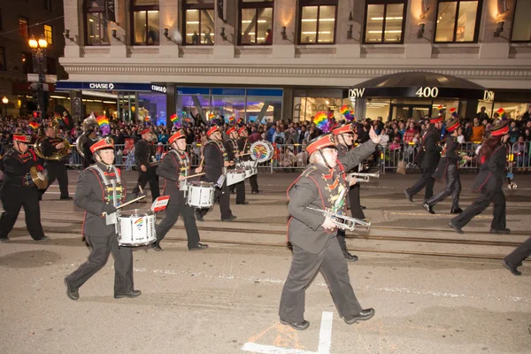 Čínský Nový rok parade v čínské čtvrti — Stock fotografie