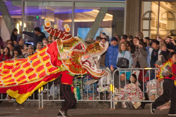 Desfile de Año Nuevo Chino en Chinatown — Foto de Stock