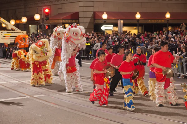 Desfile de Año Nuevo Chino en Chinatown — Foto de Stock