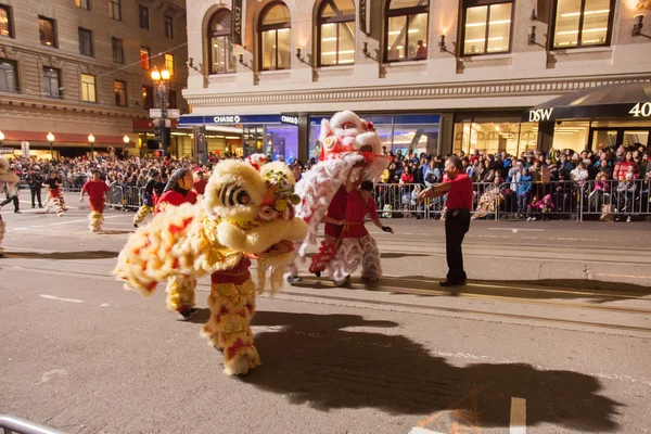 Desfile de Ano Novo Chinês em Chinatown — Fotografia de Stock