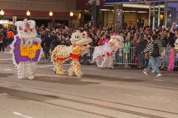 Desfile de Ano Novo Chinês em Chinatown — Fotografia de Stock