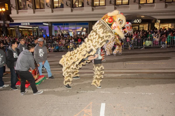 Chinese New Year Parade in Chinatown — Stock Photo, Image